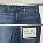 Good American Jeans Womens 22 Good Straight Blue Denim Distressed Fray EUC