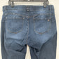 Democracy Jeans Womens 16W Skinny Ab Solution Blue Stretch Denim Tummy Control