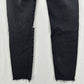 American Eagle Jeans 10 Hi Rise Jegging Next Level Faded Black Denim Distress