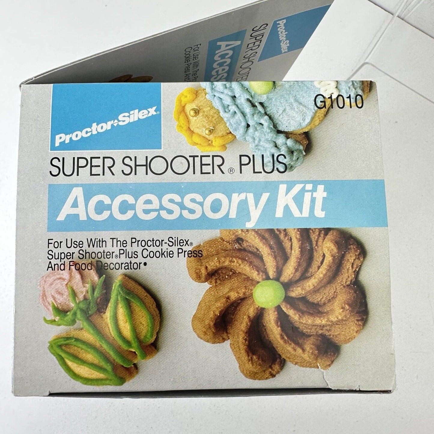 Proctor Silex Super Shooter Plus ACCESSORY KIT Md. G1010 King Size Cookies NEW