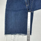 PILCRO Shorts Womens 29 Bermuda High Rise Blue Jean Denim Raw Fray Anthropologie