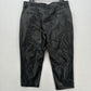 Abercrombie Fitch Pant 34 18 Faux Leather Ankle Straight Ultra Hi Rise Curve EUC