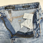 Judy Blue Jeans Womens 11 30 Skinny Blue Acid Wash Stretch Denim Distressed 80s