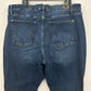 Judy Blue Jeans 24W Slim Bootcut Blue Stretch Denim Distressed Western Cowboy