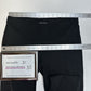 Eileen Fisher Pants Small Slim Ankle Black Pull On Zip Hems Contemporary EUC