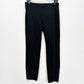 Eileen Fisher Pants Small Slim Ankle Black Pull On Zip Hems Contemporary EUC