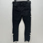 American Eagle Jeans 16 Short Super Hi Rise Jegging Next Level Black Distressed