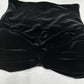 Spanx Leggings Womens 1X Black Velvet Pants Pull On Slimming Goth Emo Y2K EUC