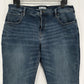 Carve Designs Jeans Womens 14 Straight Leg Blue Denim Raw Hem Fray