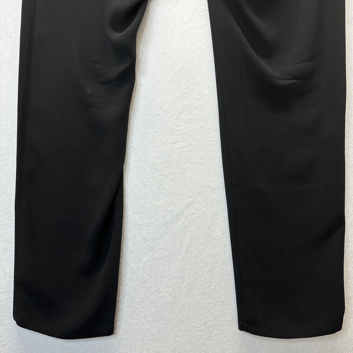 Eileen Fisher Pants Women XS Silk Tapered Black Pull On Coastal Contemporary EUC