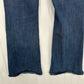 American Eagle Jeans Womens 8 Artist Flare Blue Denim Rodeo Cowboy Western