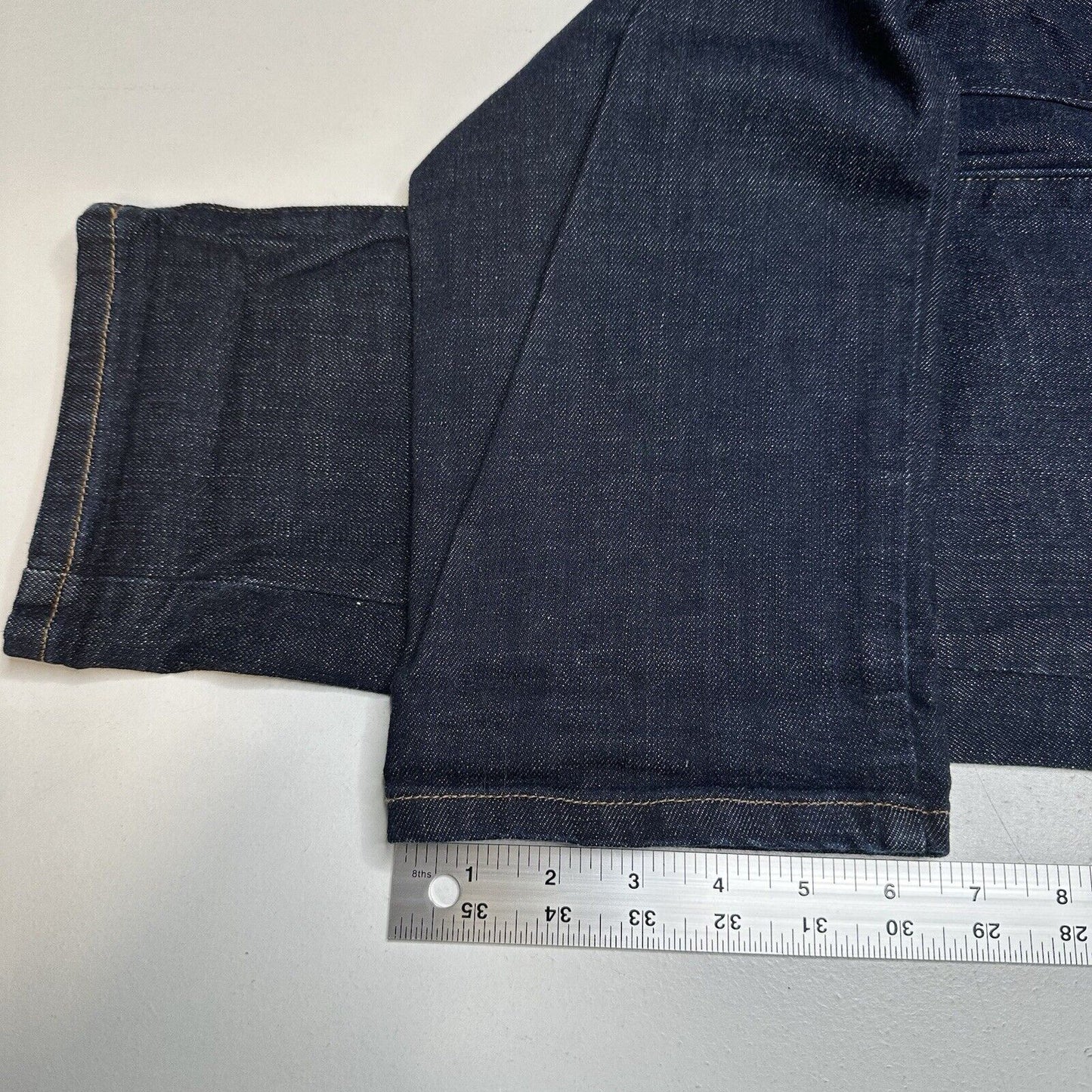 Eileen Fisher Jeans Womens 8 Boyfriend Relaxed Blue Denim Organic Cotton EUC