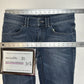 Escada Sport Jeans Womens 6 EUR36 Skinny Blue Selvedge Denim Tie Flaps Distress