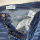 BKE Jeans Womens 28 Payton Midrise Ankle Skinny Blue Stretch Denim Distressed