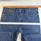 Levis Jeans Mens 40x32 Blue 505 Regular Straight American Work Medium Denim EUC