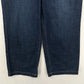 Chicos Jeans 2 Womens 12 Straight Crop Blue Stretch Denim Casual Dark Wash