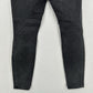 Good American Jeans 4 27 Good Legs Crop Skinny High Rise Black Denim Distress