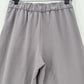 Lululemon Pants Women 10 Noir Wide Leg Ankle High Rise Gray Belted Flowy Coastal