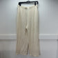 St John Pants Womens 14 Santana Knit Wide Crop Beige Wool Blend Pull On Minimal