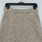 Theory Skirt Womens 4 Beige Wool Blend Pockets Lined Zip Back Academia Preppy