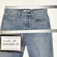 Levis Wedgie Jeans 27 US 4/5 Skinny Ankle Blue Denim Button Fly Distress Fray