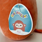 Squishmallow Kellytoy Plush Elton The Orange Monkey 12”