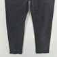 American Eagle Jeans Womens 8 Curvy Mom High Rise Stretch Faded Black Denim