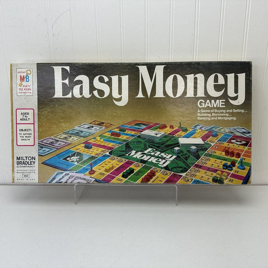 1974 Milton Bradley Easy Money Board Game Brand New