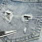 BKE Jeans Womens 26 Stella Skinny Blue Stretch Denim Grunge Distressed *Spot