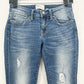 BKE Jeans Womens 26 Stella Skinny Blue Stretch Denim Grunge Distressed *Spot