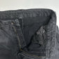 American Eagle Jeans Womens 8 Curvy Mom High Rise Stretch Faded Black Denim