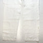 J Jill Pants Medium Purejill Linen Pull On Neutral White Roll Up Hem Coastal EUC