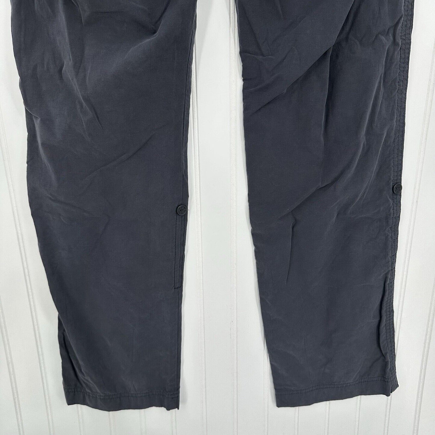 Marmot Pants Womens 4 Ginny Convertible Gray Hiking Roll Up Gorpcore *Flaw