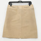 Blumarine Skirt Womens Italy 46 US 10 Mini Gold Shimmer Short Zip Holiday *Mark