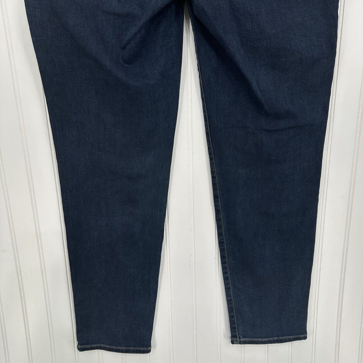 Chicos Jeans 2 US 12 Pull On Jegging Blue Stretch Denim Dark Wash Comfort EUC