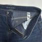 Chicos Jeans 2 Womens 12 Straight Crop Blue Stretch Denim Casual Dark Wash