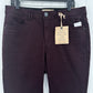 Democracy Jeans 14 Ab Technology Freedom Ankle Burgundy Denim Booty Lift NEW