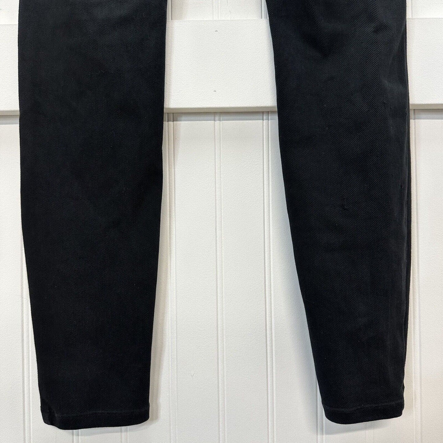 Spanx Jeans Womens Medium Jegging Skinny Black Stretch Pull On Denim Comfort