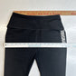 Gymshark Legging Small Black Cropped Mesh Womens Training Workout Pocket EUC