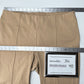 Express Pants Womens XL Columnist Wide Leg Crop High Rise Tan Ponte Career