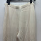 St John Pants Womens 14 Santana Knit Wide Crop Beige Wool Blend Pull On Minimal