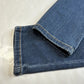 Judy Blue Jeans 5 27 Skinny Blue Stretch Denim Red Buffalo Plaid Patch Distress