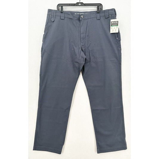 Duluth Trading Pants Mens 42x34 Flex Fire Hose Carpenter Standard Fit Gray NEW