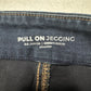 Chicos Jeans 2 US 12 Pull On Jegging Blue Stretch Denim Dark Wash Comfort EUC