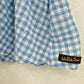 Matilda Jane Top Women XXL Blue Gingham Floral Lightweight Ruffle Cottage Blouse