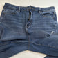 American Eagle Jeans 16 Super Hi Rise Jegging Super Stretch Blue Denim Distress