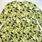 Anthropologie Maeve Dress Large Petite Yellow Floral Amber Tiered Tunic NEW