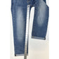 Apt 9 Jeans Womens 4 Capri Tummy Control Cuffed Blue Stretch Denim Comfort