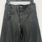 Maeve Anthropologie Womens 31 Colette Wide Crop Black Faux Leather Baddie EUC