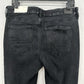 American Eagle Jeans Women 14 Long Jegging Forever Soft Black Denim Distress NEW